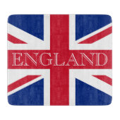 England: Union Jack Flag cbcc Schneidebrett (Vorderseite)