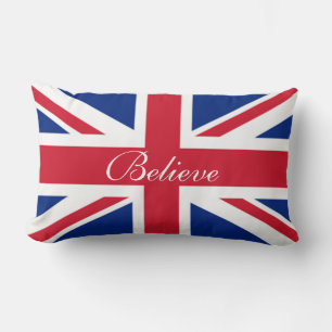 England Union Jack Flag Lumbar Throw Kissen
