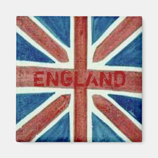 England Union Jack Flag Magnet (Vorne)