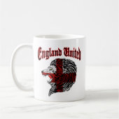 England United Kaffeetasse (Links)