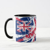 ENGLAND/UNITED KINGDDN flag sun reflections stroke Tasse (Links)
