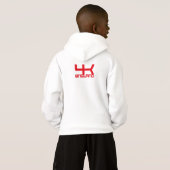 ENGLAND VER UK FLAG TEXT BY MASANSER PIXELAT HOODIE (Schwarz voll)
