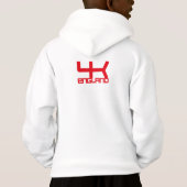 ENGLAND VER UK FLAG TEXT BY MASANSER PIXELAT HOODIE (Rückseite)