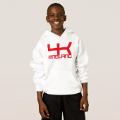 ENGLAND VER UK FLAG TEXT BY MASANSER PIXELAT HOODIE (Vorne ganz)