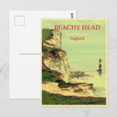 England Vintag Beachy Head Eastbourne Travel Postkarte (Vorne/Hinten)