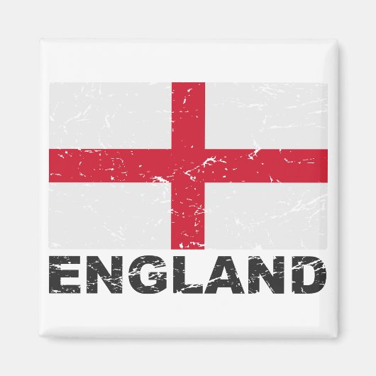 England - Vintage Flagge Magnet (Vorne)