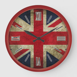 England Vintage Große Wanduhr
