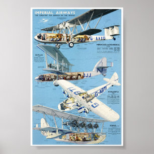 England Vintage Reiseplakat Restauriert Poster