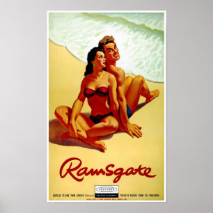 England Vintage Travel Poster wiederhergestellt