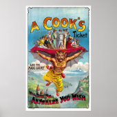 England Vintages Circus Poster wiederhergestellt (Vorne)