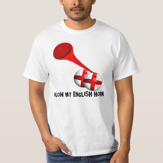 England Vuvuzela T-Shirt (Vorderseite)