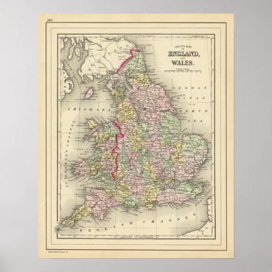 England, Wales 3 Poster (Vorne)