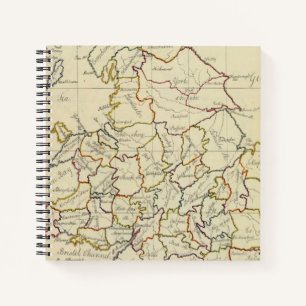 England, Wales 4 Notizblock