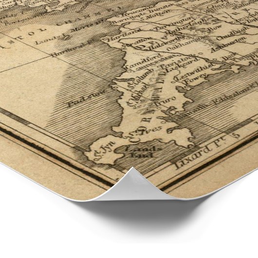 England, Wales 4 Poster (Ecke)