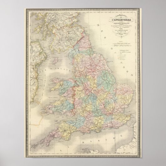 England, Wales 4 Poster (Vorne)