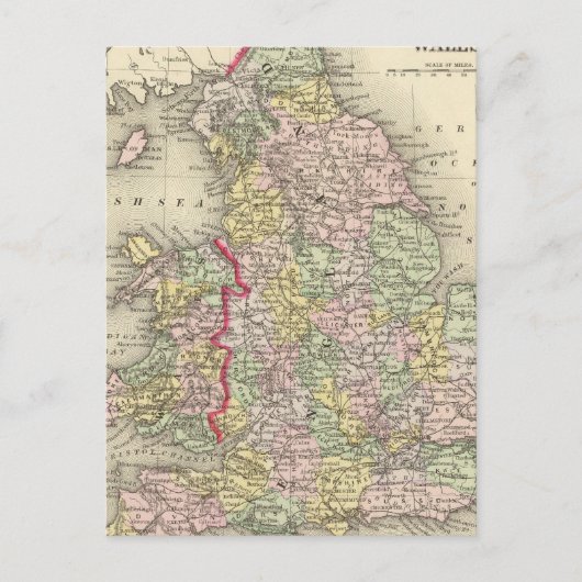 England, Wales 4 Postkarte (Vorderseite)