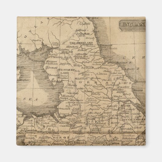 England, Wales 5 Magnet (Vorne)