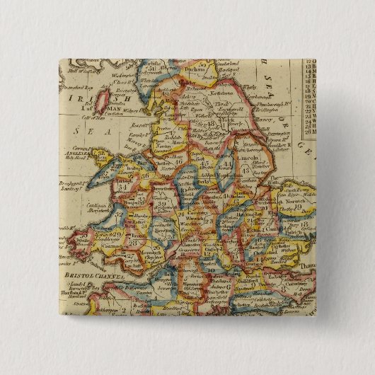 England, Wales 6 Button (Vorderseite)