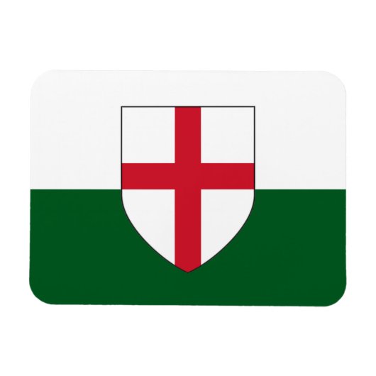 England & Wales Flaggenmagnet - Schild über Farben Magnet (Horizontal)