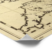 England, Wales Kontur Poster (Ecke)