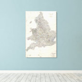 England, Wales Leinwanddruck (Insitu (Holzboden))
