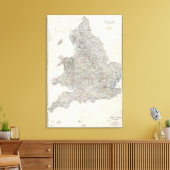 England, Wales Leinwanddruck (Insitu (Wohnzimmer))