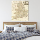 England, Wales Leinwanddruck (Insitu (Schlafzimmer))