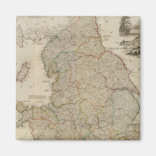 England, Wales Magnet (Vorne)