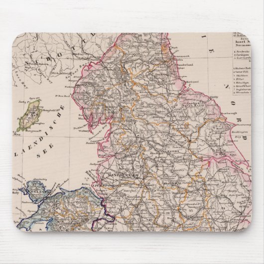 England, Wales Mousepad (Vorne)