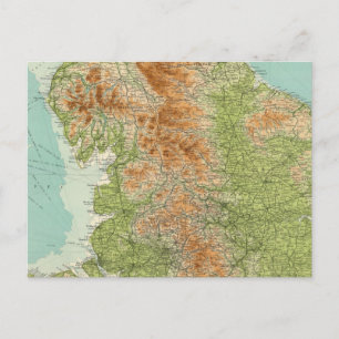 England & Wales, Nordteil Postkarte
