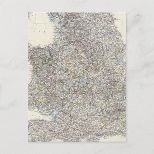 England, Wales Postkarte (Vorderseite)