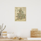 England, Wales, Roman, modern Poster (Küche)