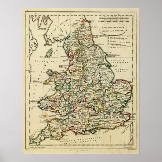 England, Wales, Roman, modern Poster (Vorne)
