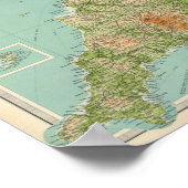 England & Wales, Südwestteil Scilly Isles Poster (Ecke)