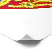 England-Wappen (1340) Poster (Ecke)
