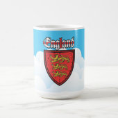 England-Wappen Kaffeetasse (Mittel)