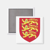 England-Wappen Magnet (Vorderseite/Rückseite)