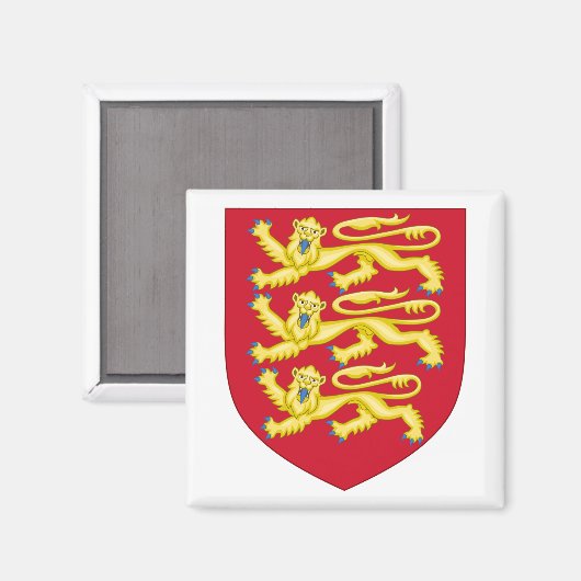 England-Wappen Magnet (Vorderseite/Rückseite)