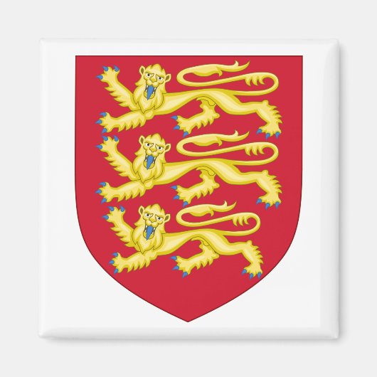 England-Wappen Magnet (Vorne)
