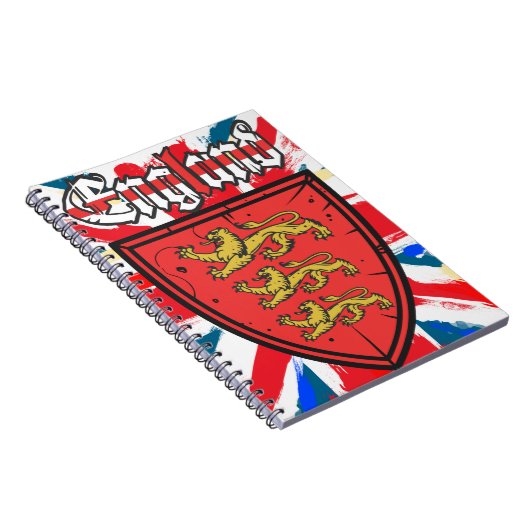 England-Wappen Notizblock (Rechte Seite)