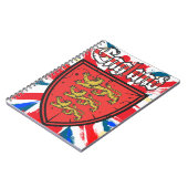England-Wappen Notizblock (Linke Seite)