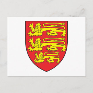 England-Wappen Postkarte