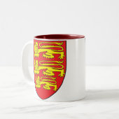 England-Wappen Tasse (Vorderseite Links)
