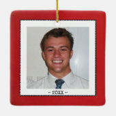 England Weihnachten Keramikornament (Rückseite)