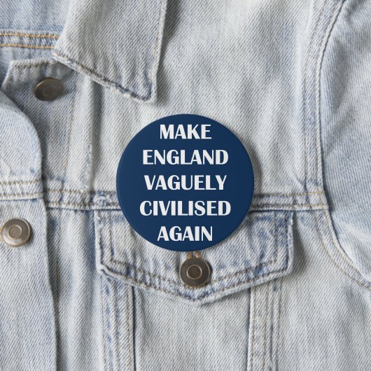 England wieder vage zivilisiert button (Beispiel)