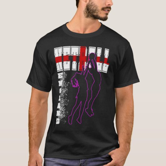 England World Team Netball T-Shirt (Vorderseite)