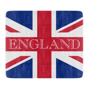 England zu Union Jack Flag cbcn Schneidebrett