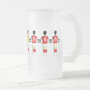 EnglandBar-Fußball-mattierte Bier-Tasse 1966 Mattglas Bierglas