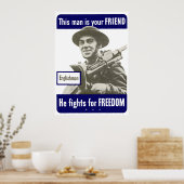 Engländer - Dieser Mann ist dein Freund Poster (Küche)