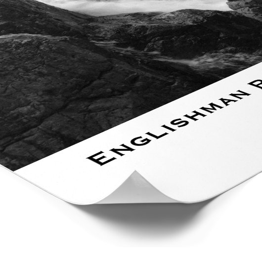 Engländer River Falls - Vancouver Island, Engl... Poster (Ecke)